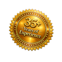 35+ Years of Experience